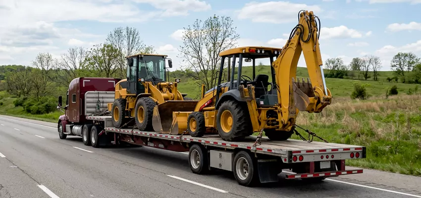 Loader and Backhoe Tractors Transport Denver